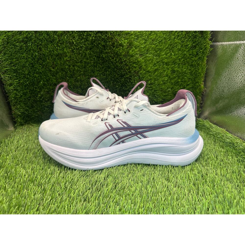 Asics Gel-Nimbus 28 1012B899 Athletic Sneaker Women's 9.5 White Knit Gym Running - Picture 10 of 15